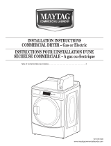 Maytag MDG22PRBW Installation Instructions Manual