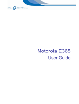 Motorola E365 User manual