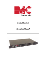 IMC Networks iMediaChassis/6 Operating instructions