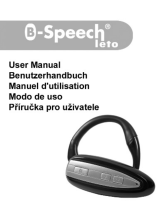 B-Speech Leto User manual