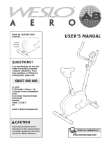 Weslo WLEMEX09830 User manual