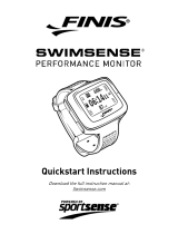 FINIS SWIMSENSE Quick Start Instructions