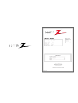 Zenith P50W38P User manual