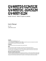 Gigabyte GV-N95TOC-1GH User manual