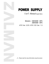 ZALMAN ZM300B-APS User manual
