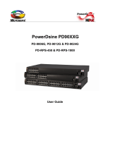 Microsemi PowerDsine PD-RPS-1000 User manual