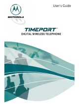 Motorola Timeport Phone User manual