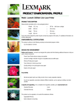 Lexmark 21Z0180 - C 935hdn Color Laser Printer User manual