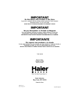 Haier HBP08GNA User manual