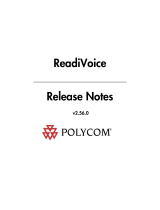 Polycom ReadiVoice Release note