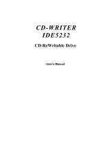 AOpen CD-WRITER IDE5232 User manual