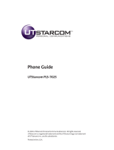 UTStarcom PLS-7025 Phone Manual
