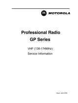 Motorola Professional GP680 Service Information