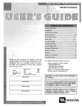 Maytag 61005032 User manual