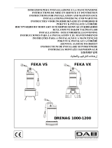 DAB DRENAG 1000 Instructions For Installation, Maintenance And Use
