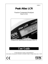 PEAK Atlas LCR40 User manual