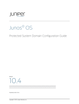 Juniper JUNOS OS 10.4 Configuration manual
