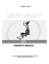 Spirit XE320 Owner's manual