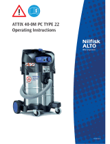 Nilfisk-ALTO ATTIX 40-0M PC TYPE 22 Owner's manual