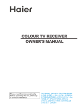 Haier 21FA18-T Owner's manual