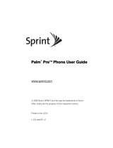 Palm PRE User manual