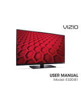 Vizio E320-B1 User manual