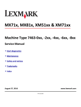 Lexmark MX71X User manual