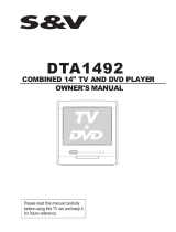 Fujita WH-TV/DVD21NO Owner's manual