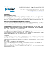 Edge DiskGO! Digital Music Player User manual