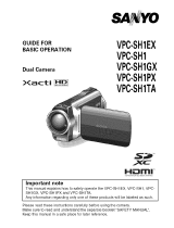 Sanyo XACTI VPC-SH1EX Basic Operation Manual