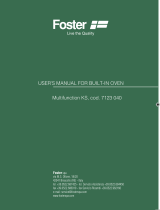Foster KS 7123 040 User manual