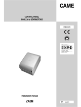 CAME ZA3N Installation guide