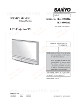 Sanyo PLV-45WR1Z User manual