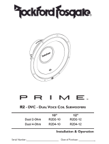 Rockford Fosgate Prime R2D2-12 Installation & Operation Manual