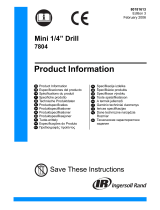 Ingersoll-Rand 7804 User manual