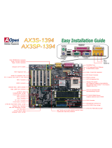 AOpen AX3SP-1394 Easy Installation Manual
