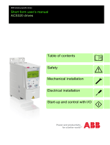 ABB ACS320 series User manual