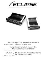 Eclipse XA Series Owner's manual