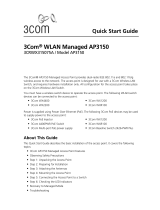 3com 3CRWX315075A - Wireless LAN Managed Access Point 3150 Quick start guide