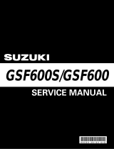 Suzuki GSF600Y 2000 User manual