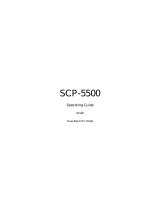 Sanyo SCP-5500 Operating instructions