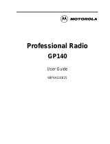 Motorola GP140 Series User manual