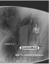 Diamondback Fitness 400Tm Owner's manual