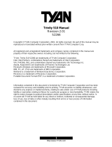 Tyan TRINITY 510 User manual