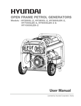 Hyundai HY7000LEK-2 User manual