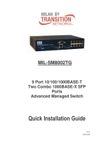 Transition Networks MIL-SM8002TG User manual