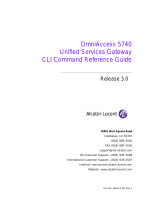 Alcatel-Lucent OmniAccess 5740 Cli Command Reference Manual