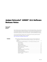 Juniper JUNOS 10.1 - S REV 4 Release note