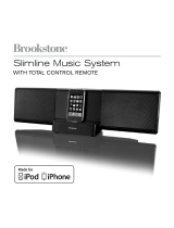 Brookstone Slimline Music System User manual