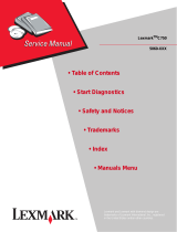 Lexmark C 750 User manual